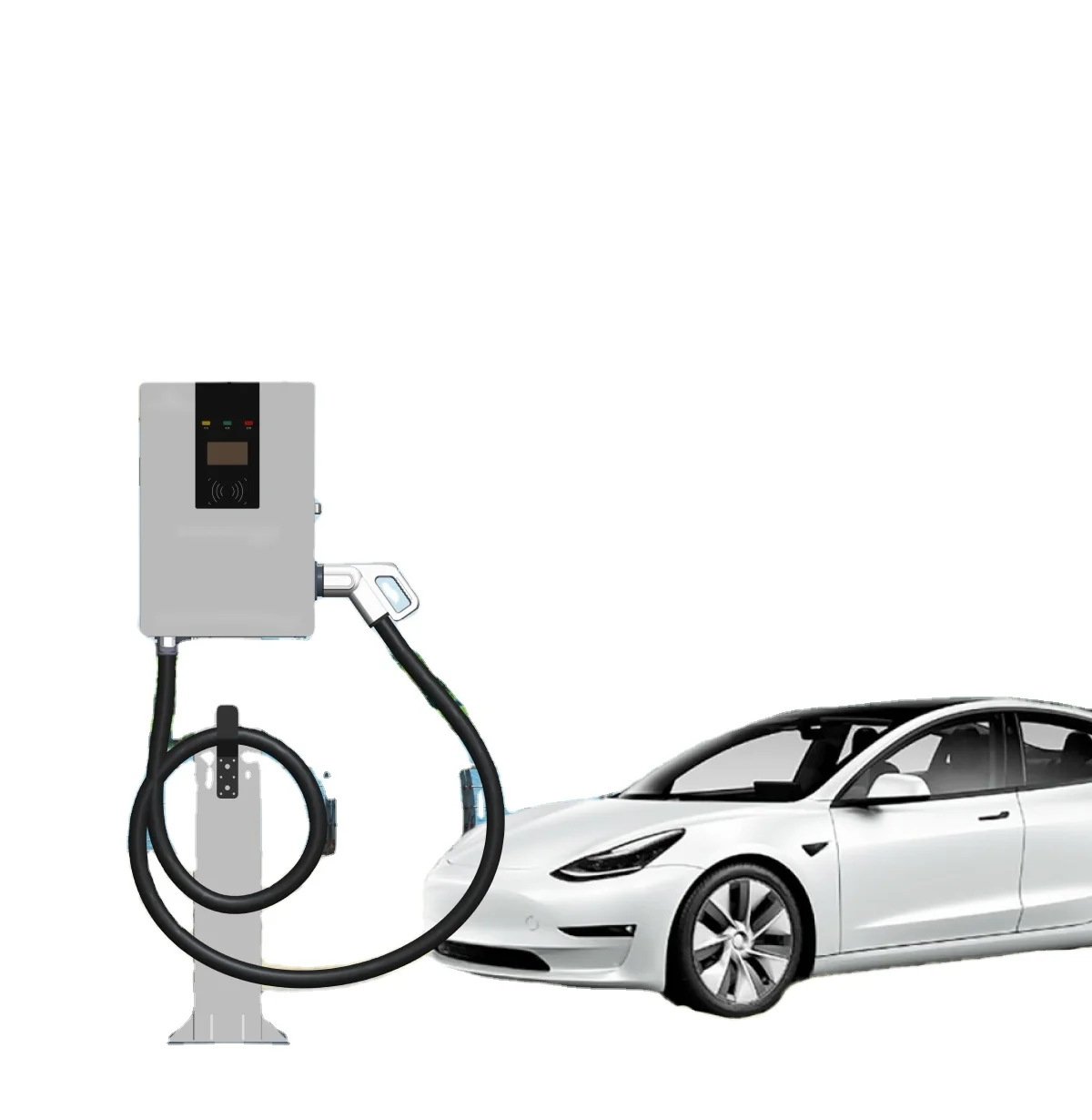 Caricabatterie DCDC EV domestici ad alta velocità Nuova stazione di ricarica rapida efficiente per montaggio a parete 40A per Tesla
