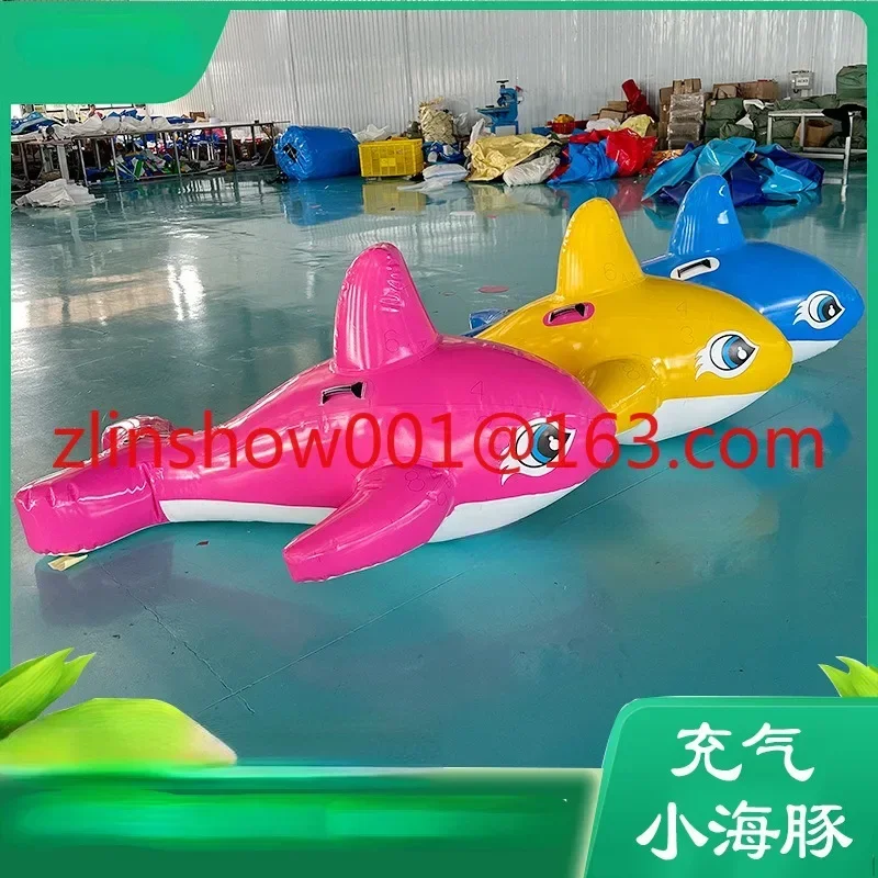 Water Park Inflatable Floating Toy Little Dolphin Little Whale Surfing Mount Killer Whale Big Shark Dolphin Seesaw