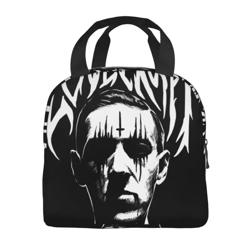 Creator Of Cthulhu Insulated Lunch Tote Bag for Women Lovecraft Horror Movie Portable Thermal Cooler Bento Box School