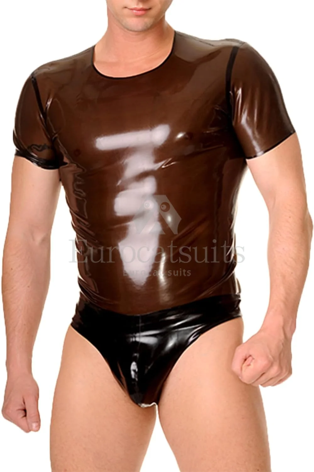 

Latex Rubber Briefs for Men Natural Rubber Men's Shorts G-String Thong Rubber Man Panties Underwear Cosplay Costume