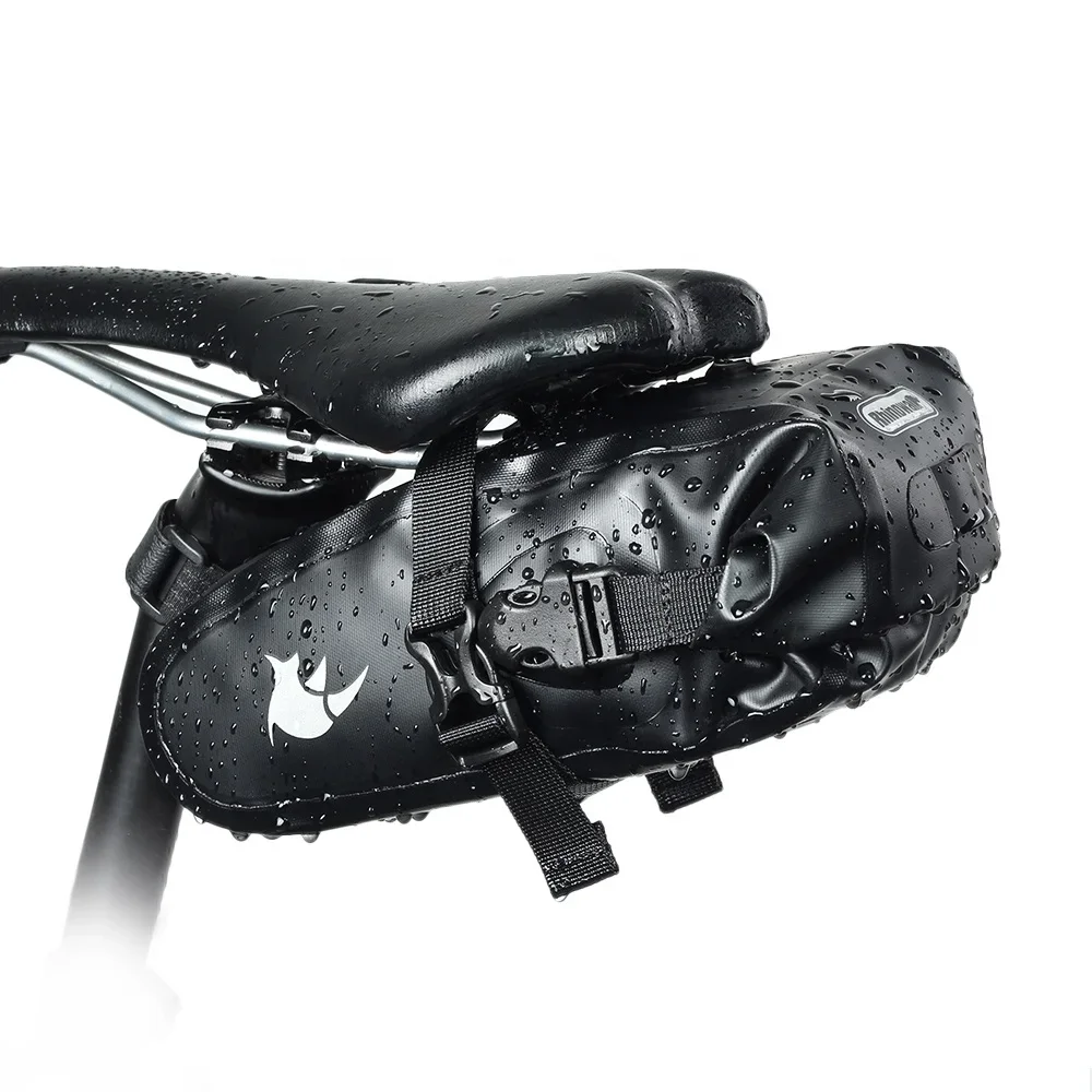 Bike Saddle Bag Waterproof Rear Seat Saddle Bag Rainproof Bicycle Bag