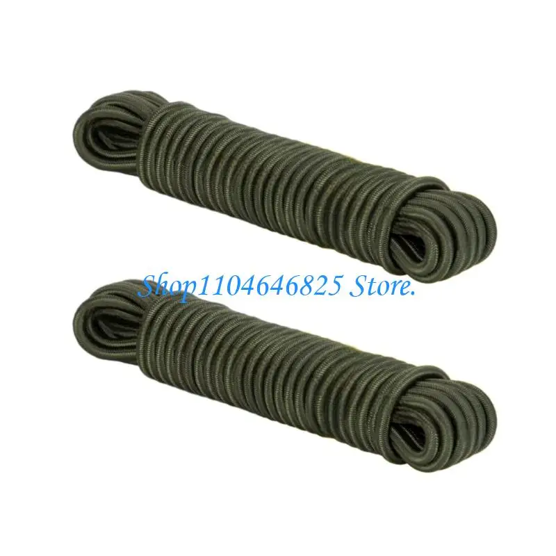 25ft Stretch String Rope Elastic Tie Down Straps Cable Kayak Stretch String Rope