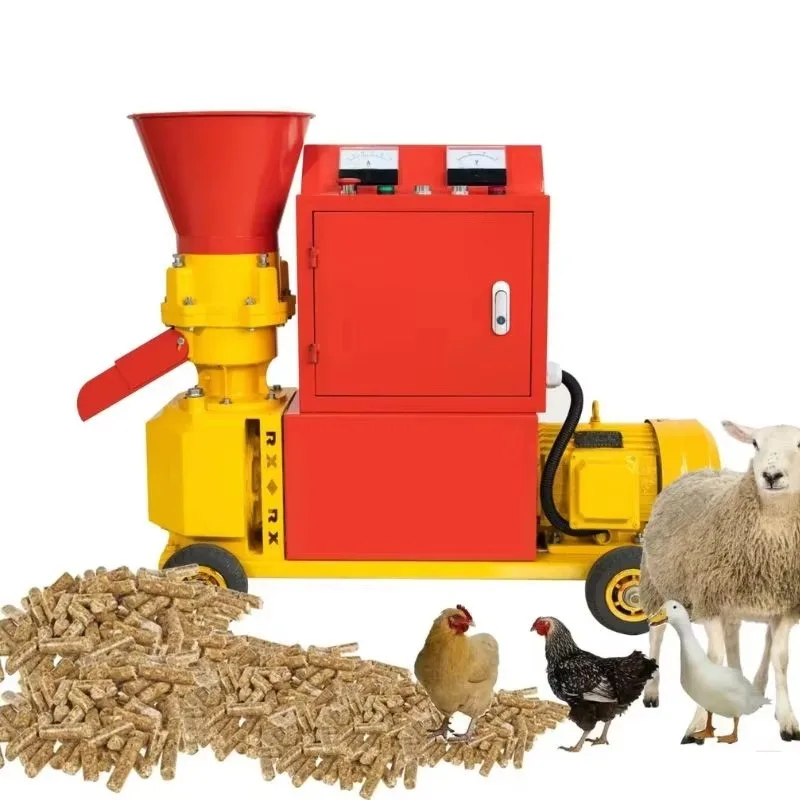 2025Goat Small Fish Feed Processing Machine Pellet Machine Animal Feed Pellet Making Machine Pellet Maker