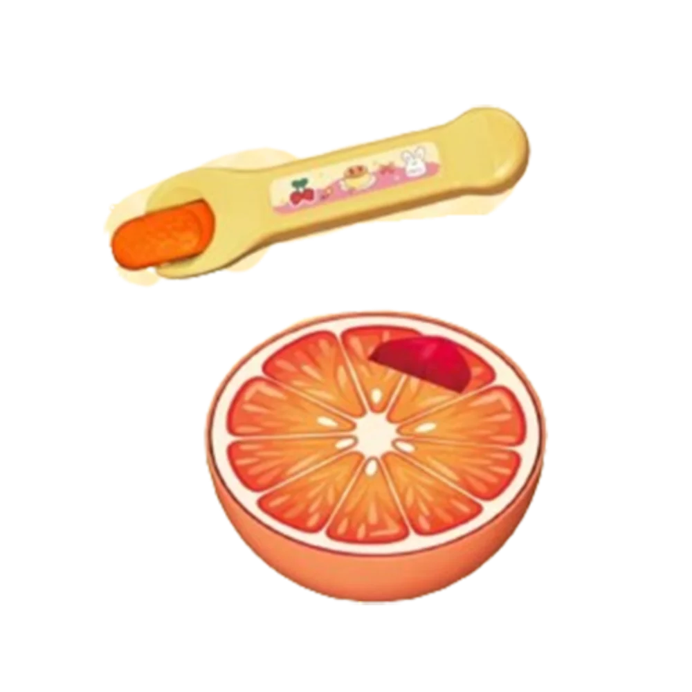 

Food Feeding Fruit Pudding Set Feeding Toy Simulation Role Play Watermelon Pudding Toy Grapefruit 3D Play House Toys