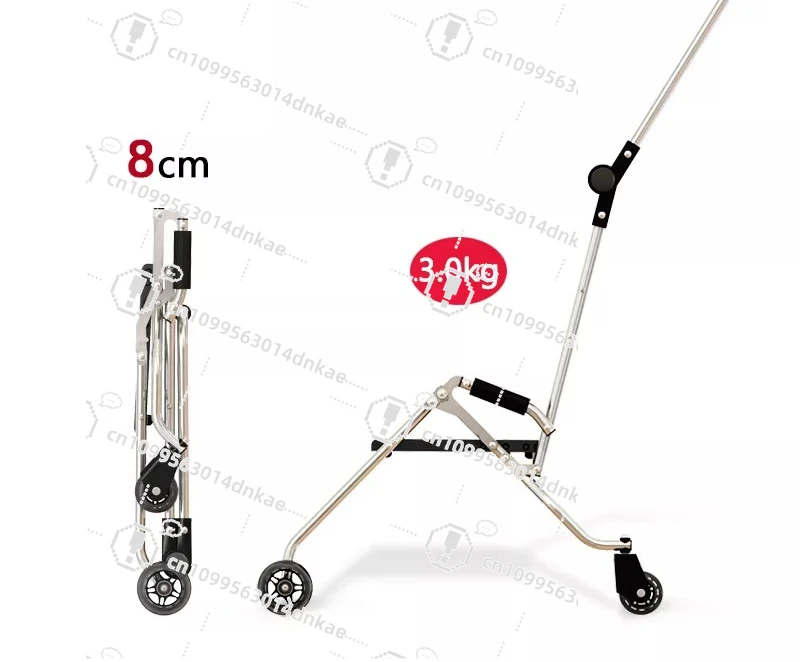 

Travel Trolley Baby Ultra-light Portable Folding Baby Walking Artifact Simple Pocket Tourist Car