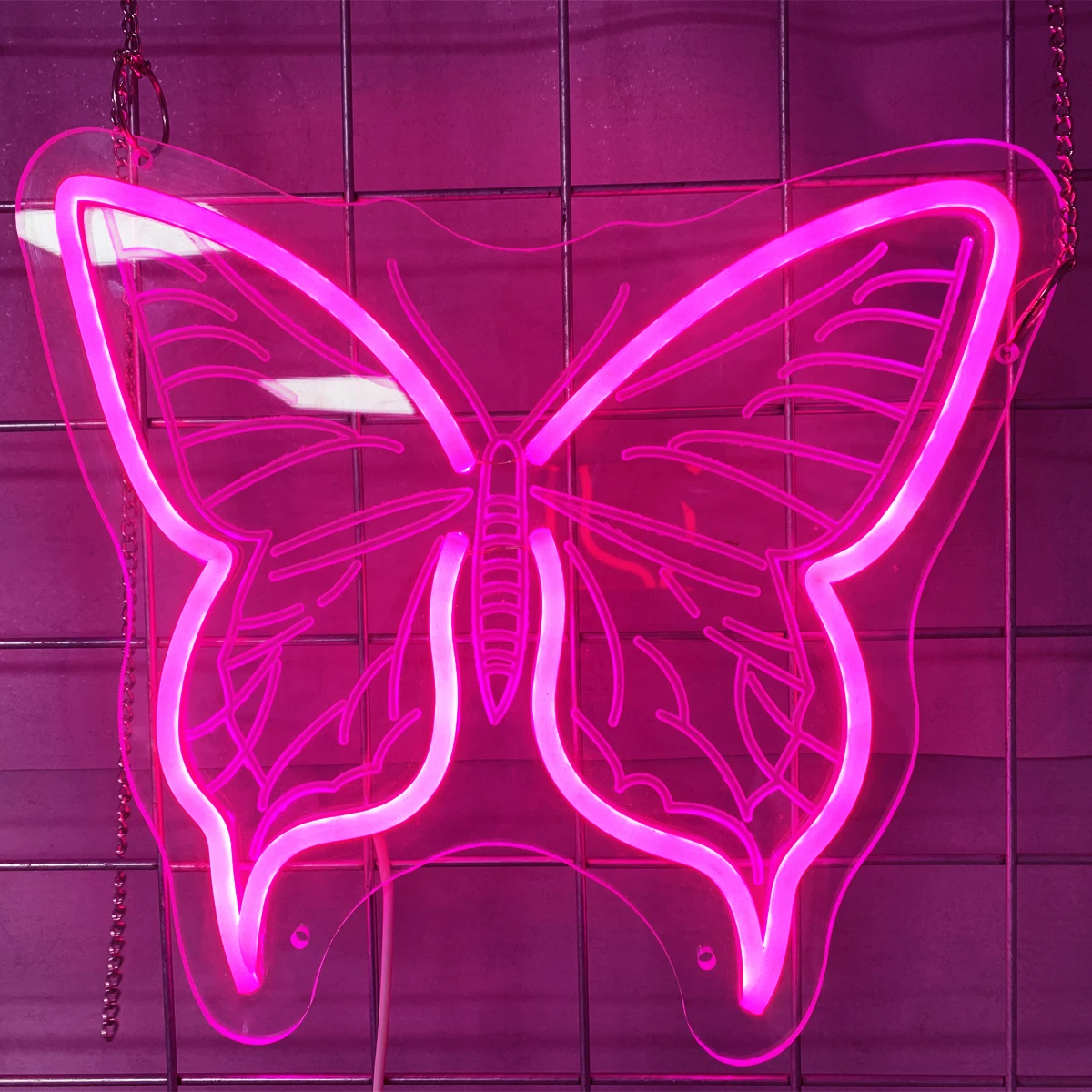 Butterfly neon girl room decoration party KTV Customizable neon lightsAdjustable girl butterfly neon light