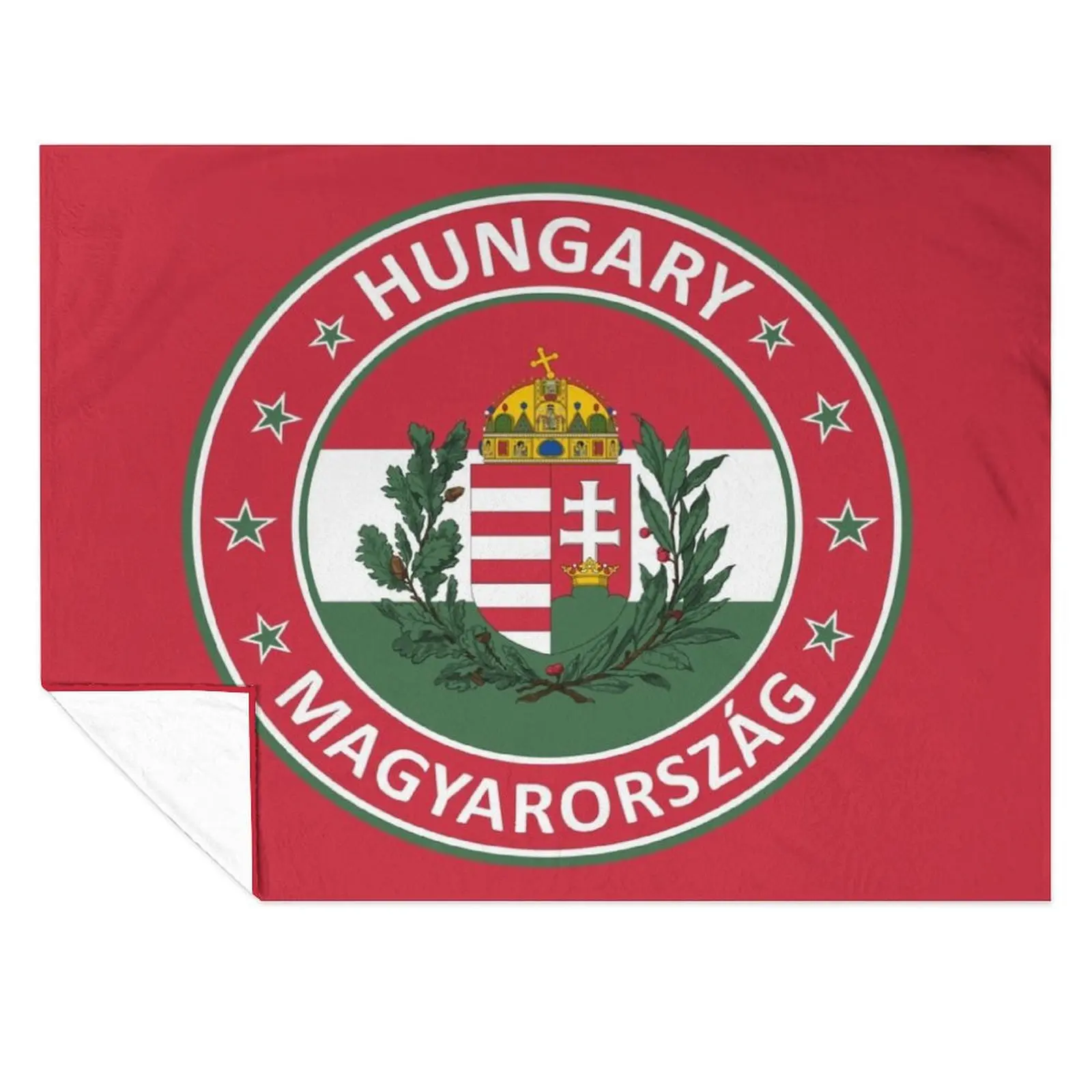 

Hungary Magyarorszag design with Flag of Hungary and Coat of Arms Throw Blanket Soft Soft Beds wednesday Blankets