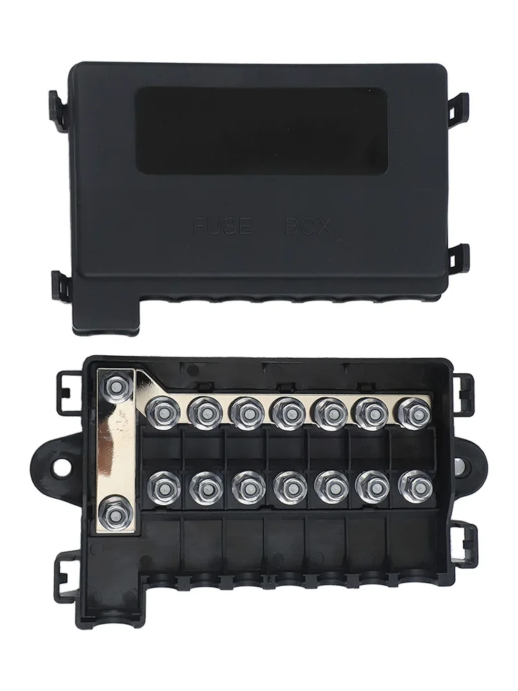 

7 Way 32V Car For Midi Fuses Box Block Holder OEM Part Number 15A-250A For RV Car Boat Replacement Car Accessories