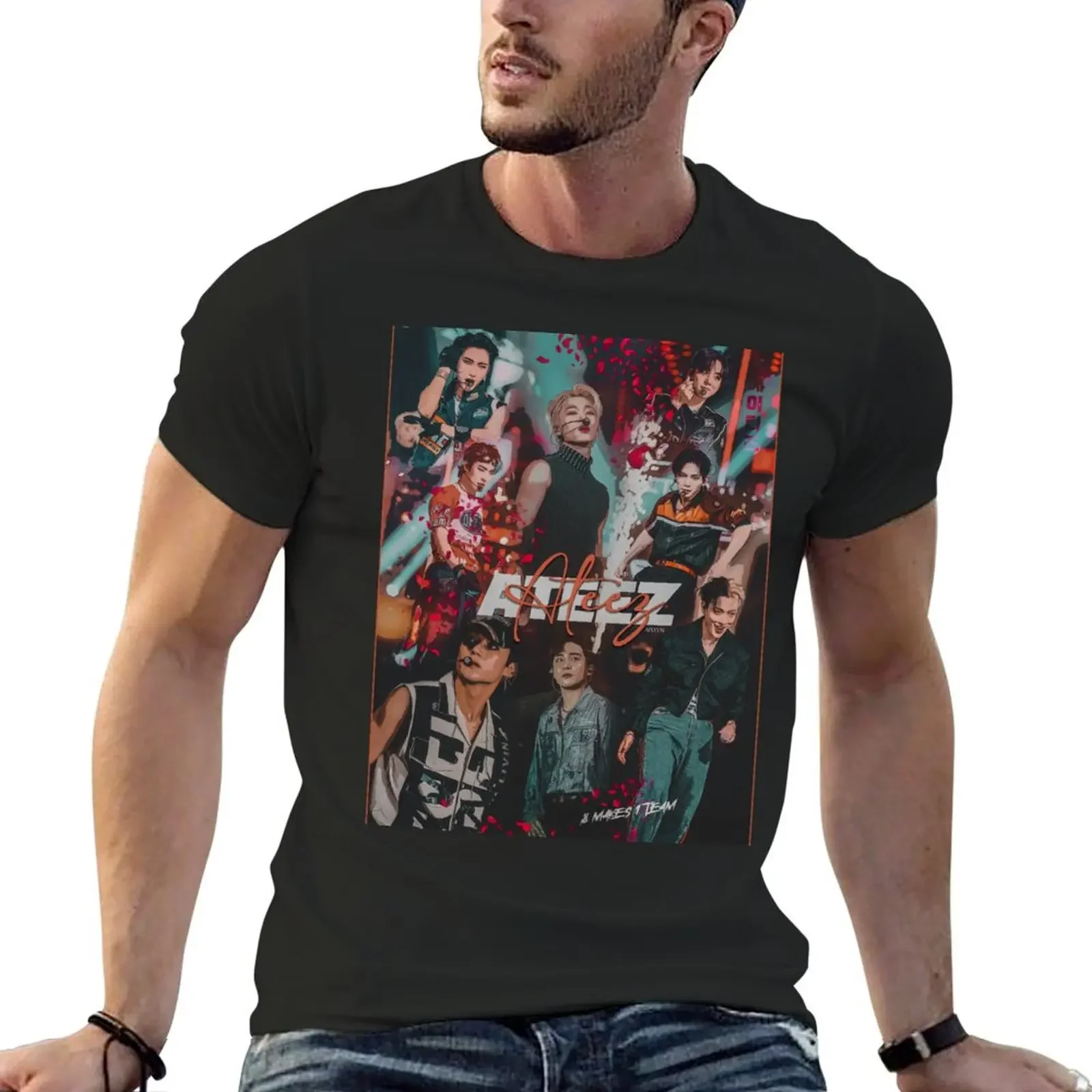 

ATEEZ 2022 T-Shirt plus size clothes kawaii clothes sweat mens clothes