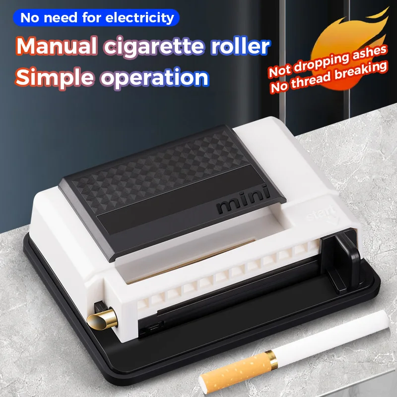 Imagem -02 - Mini Manual Tobacco Filling Machine Household Cigarette Maker Tobacco Roller Recheio Tool Acessório de Fumar Tubo de mm