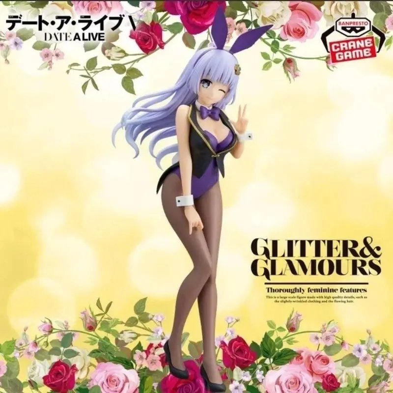 

In Stock Bandai Banpresto Date A Live Izayoi Miku GLITTER & GLAMOURS Bunny Girl Prize Figure Anime Collectible Desktop Ornament