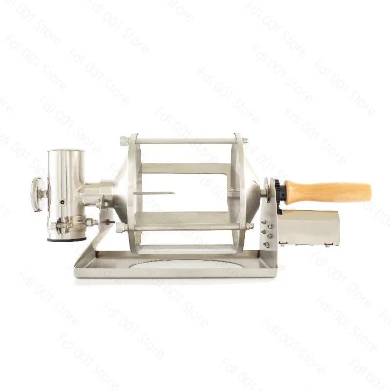 Home Coffee Bean Roasting Machine Stainless Steel Direct Fire Coffee Roaster Bean Machine Quartz Glass Visualization