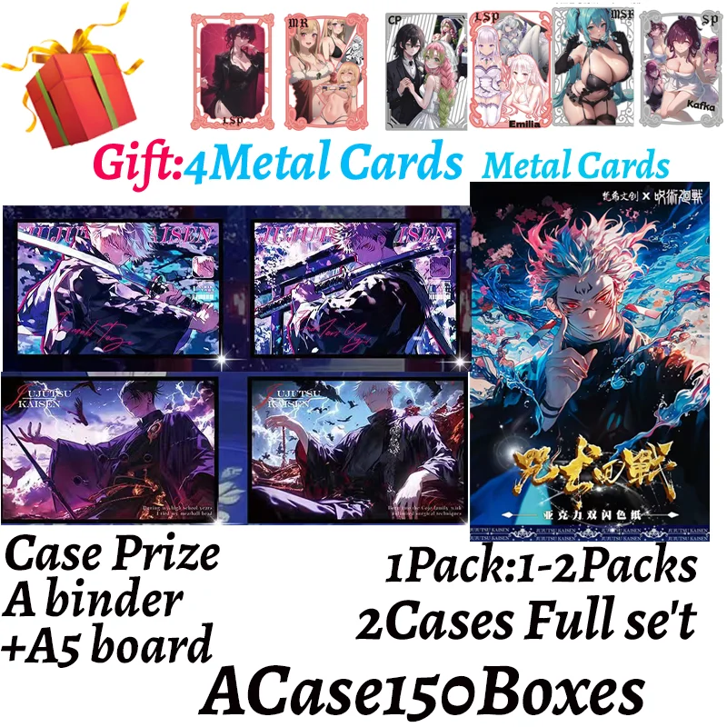 

Latest FanxiJJK Jujutsu Kaisen A6 Acrylic Boards Collection Card Gojo Doujin Acrylic Painting Rare Booster Hobby Gift