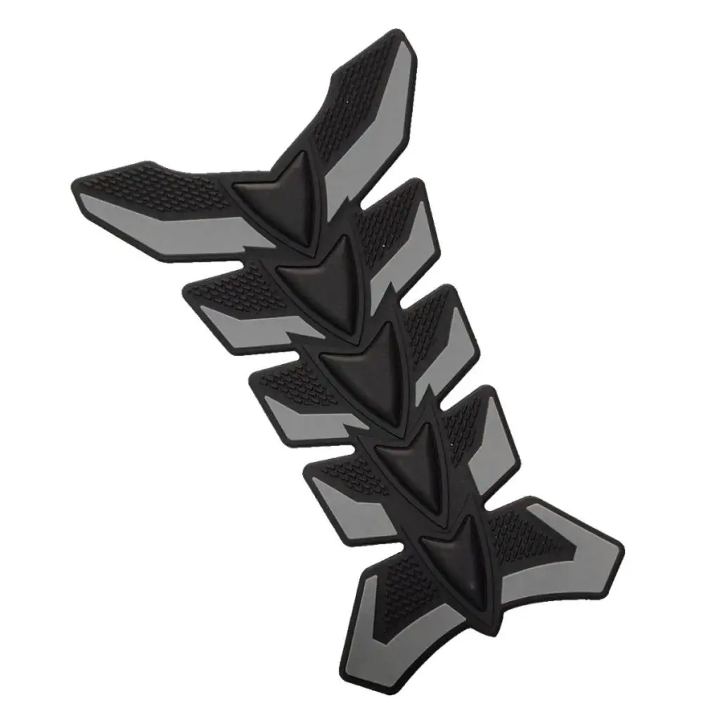 ملصق وسادة حماية لغطاء غاز الدراجة النارية المطاطي ثلاثي الأبعاد عالمي