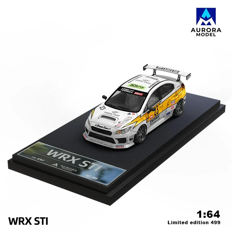 **Pre-Order** AuroraModel AM 1:64 WRX STI Flash / EVA limited499 Diecast Model Car