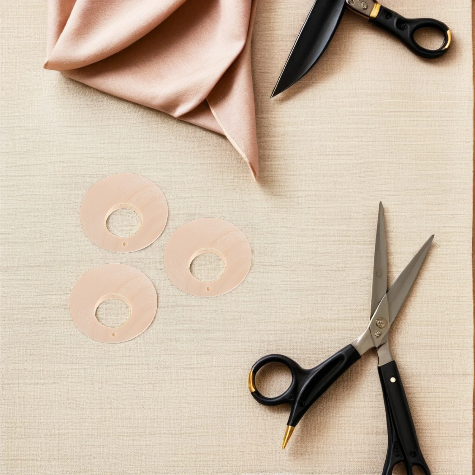 

50Pcs 40mm Unfinished Wood Slices Rustic Earrings Blanks for DIY Crafts Elegant Modern Earring Findings Jewelry Making Kit