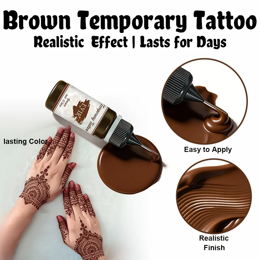 EYIR 12 Colors Henna Tattoo Paste Kit Temporary Body Art Ink With Hand Stencils Floral Mandala Templates DIY Painting Set view 5