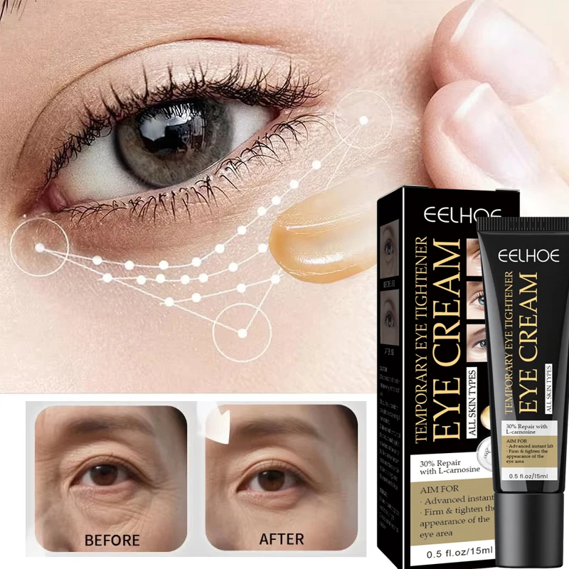 EELHOE crema reafirmante de ojos para eliminación de ojeras bolsas anti debajo de los ojos crema hidratante para el contorno de los ojos crema reparadora de ojos nutritiva