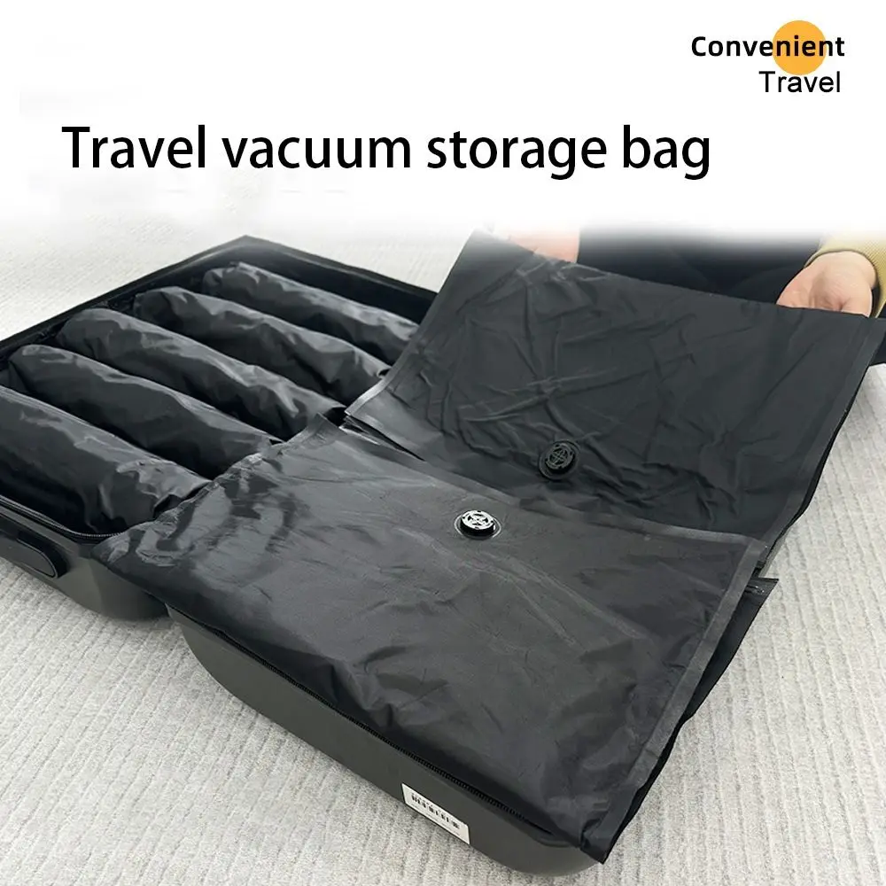 Reusable Hand Roll Vacuum Bags Space Saver Dustproof Vacuum Compression Bag Portable Luggage Vacuum Storage Bag for Travel