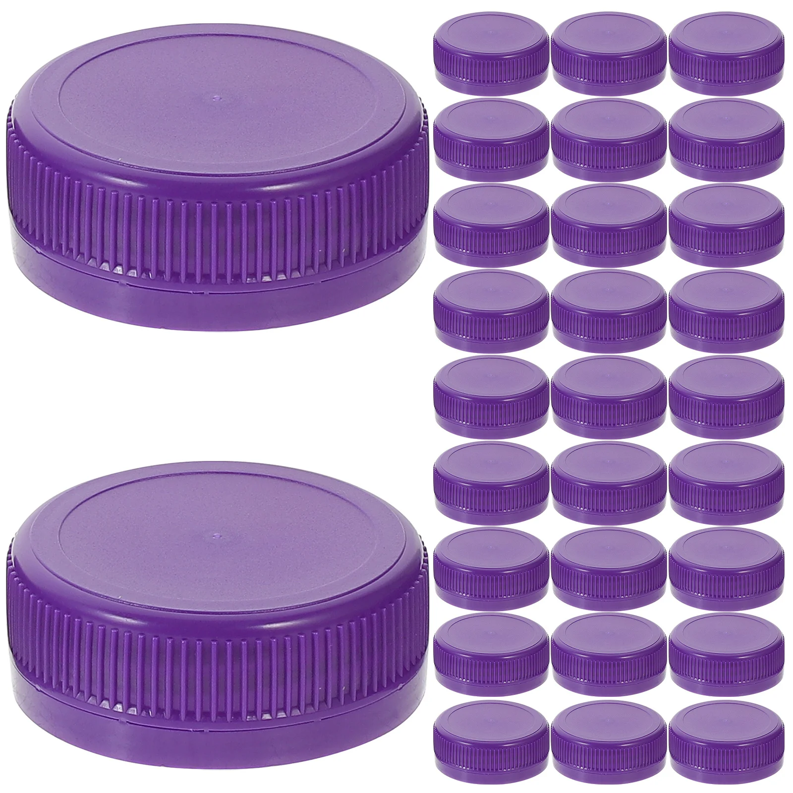 

100 Pcs Crafts for Bottle Cap Accessories Caps Bottles Practice Black Purple