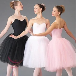 Vestido de tutú de Ballet largo para adultos y niños, faldas de práctica de fiesta, ropa, disfraces de baile de moda, alta calidad