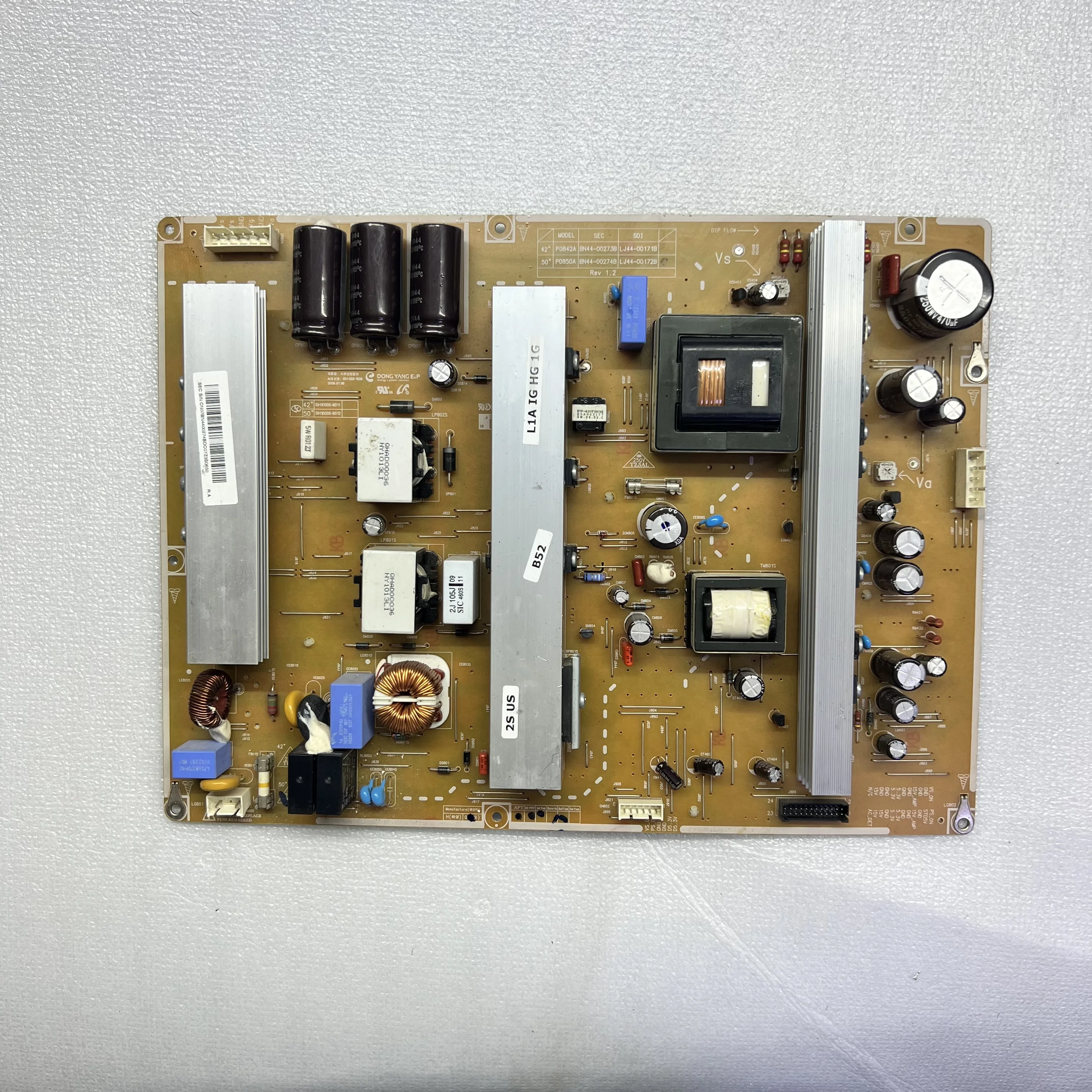 Power supply board BN44-00274B P0850A for PS50B550T4W PS50B430P2W PS50B450B1W PS50B650S1F PS50B530S2W PS50B451B2W PN50B530S2F