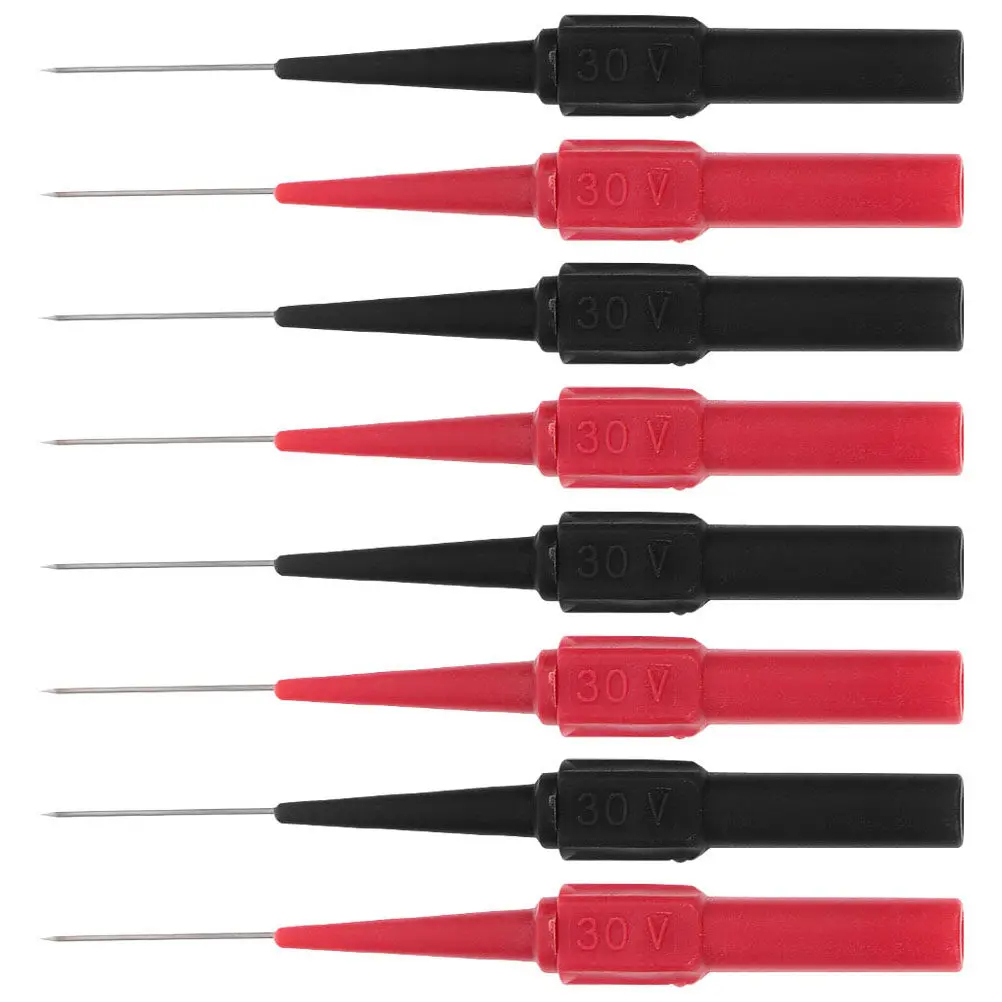 8Pcs Multimeter Testing Probes For Circuit Board Testing Electronic Engineering Precision Piercing Tip Wire Harness