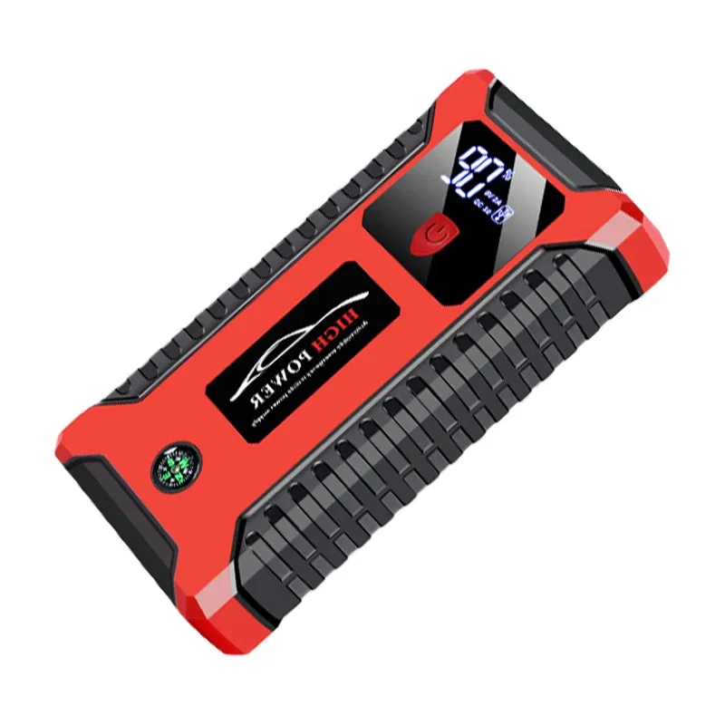 Autos tarter Autobatterie 12v 20000mah Starter werkzeug Autobatterie Not verstärker aufladen Handy Digital anzeige Batterie