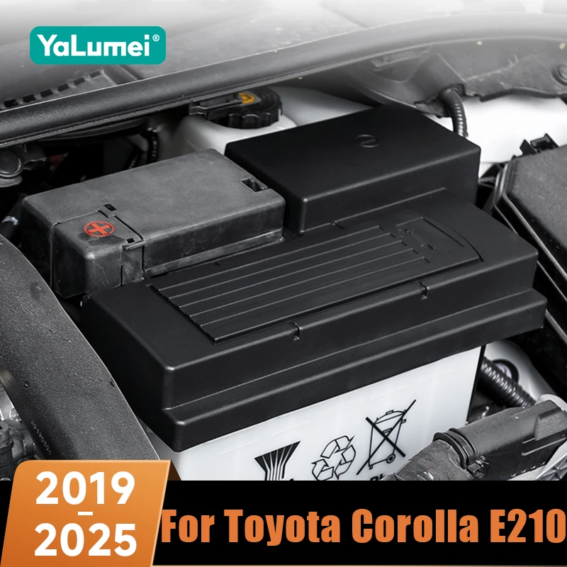 For Toyota Corolla E210 2019-2021 2022 2023 2024 2025 Hybrid ABS Car Engine Battery Positive Negative Electrode Waterproof Cover