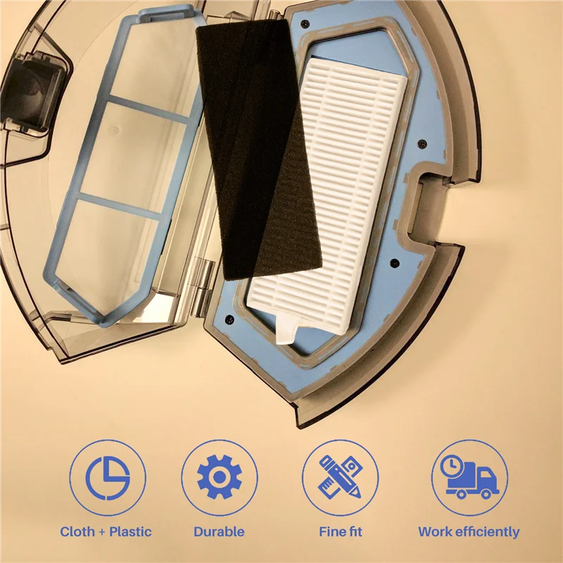 Emption! Ilife T10s/Aonus I8 ロボット掃除機交換メインローラーサイドブラシ Hepa フィルターモップ布ダストバッグアクセサリー