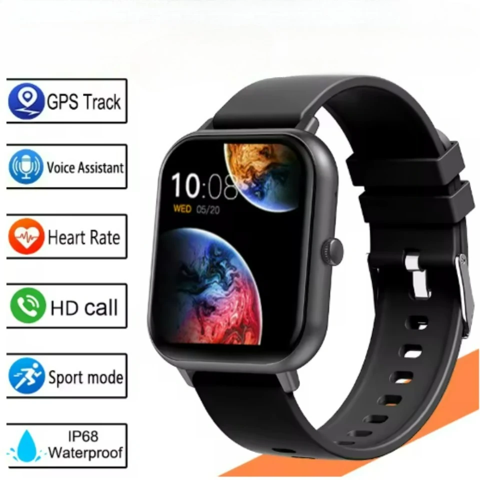2027 New Smart Watch Man Women Bluetooth Call Sport Fitness Tracker Xiaomi Watches Health Monitor Fashion Ladies Men Smartwatch