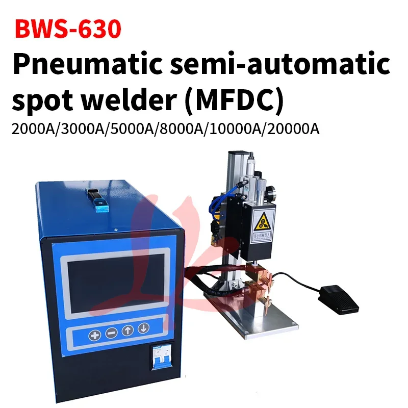 Máquina de solda a ponto semiautomática 2000a 10000a 2000a 220v 380v bateria de energia para chapa de aço inoxidável placa de ferro frio weldin