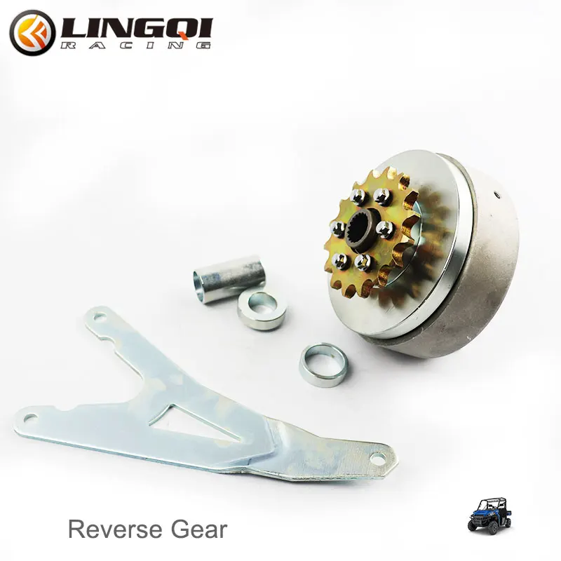 LINGQI Rear Axle Sprocket Reverse Gear Box Go Kart Vehicle Shaft Drive Transfer Case For ATV UTV Buggy Quad Bike Motorcycle