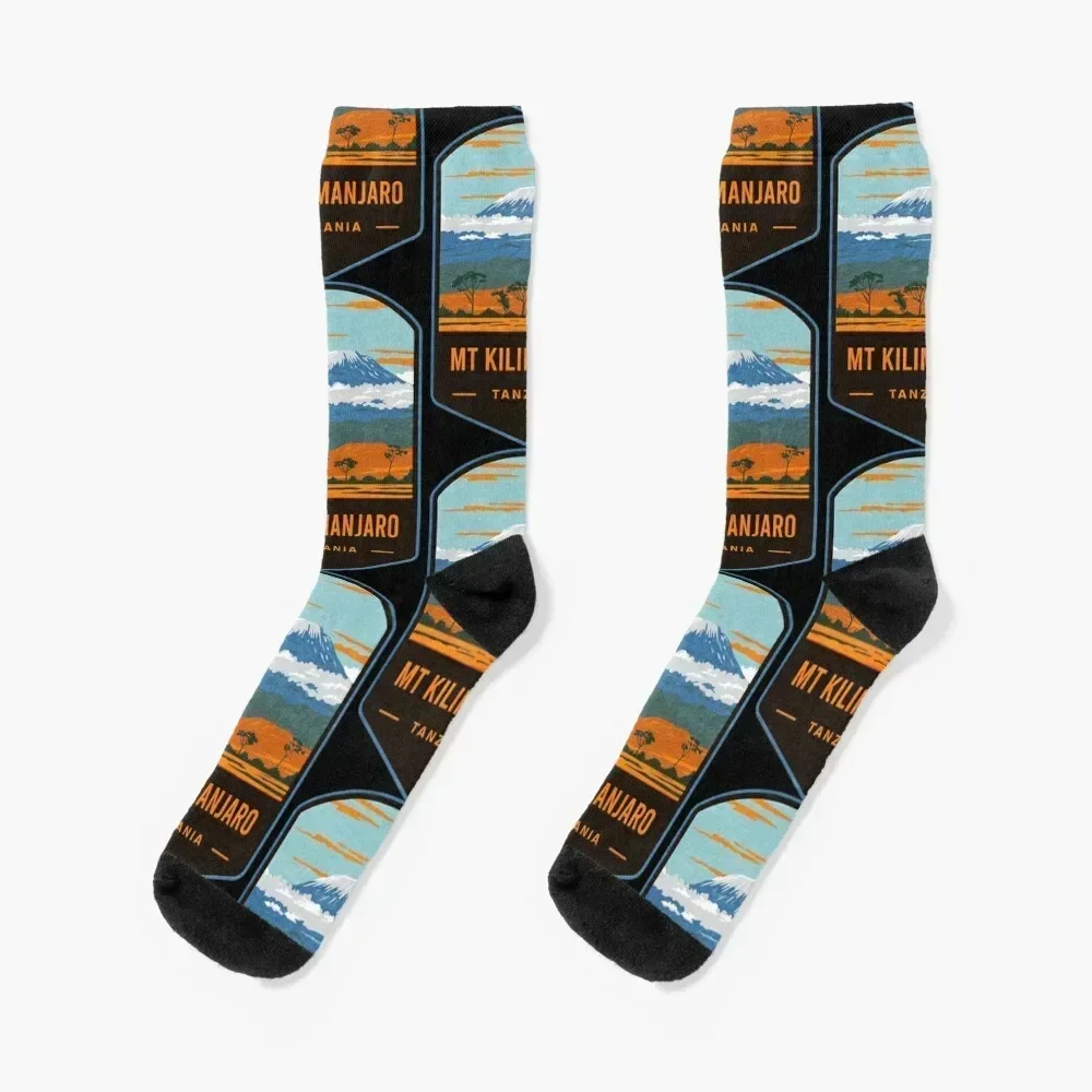 

Mt Kilimanjaro Tanzania Socks gifts Stockings man man Heating sock Mens Socks Women's
