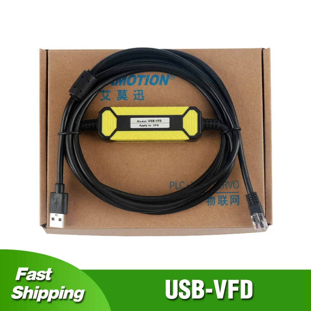 USB-VFD For Delta VFD-E/EL/ED/CH2000 Series Frequency Converter Debugging Download Cable VFD-USB01