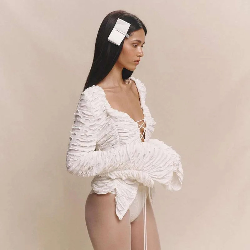 

Осенний новый продукт, модный и универсальный ажурный персонализированный уличный кардиган с длинными рукавами для женщин