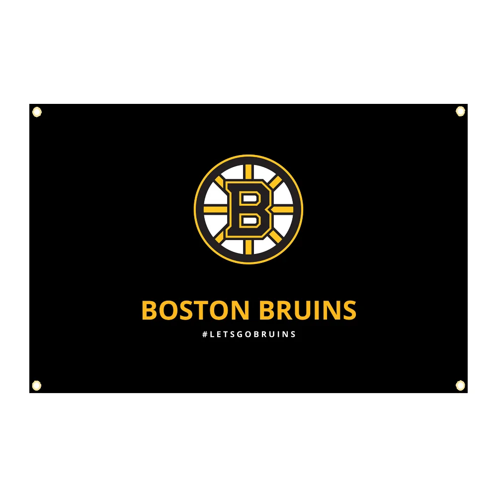 Boston Bruins Advertising Flag to Hang Outdoor Decor Home Garden Decorative Flags for Rooms Garage Decoration Flags and Banners