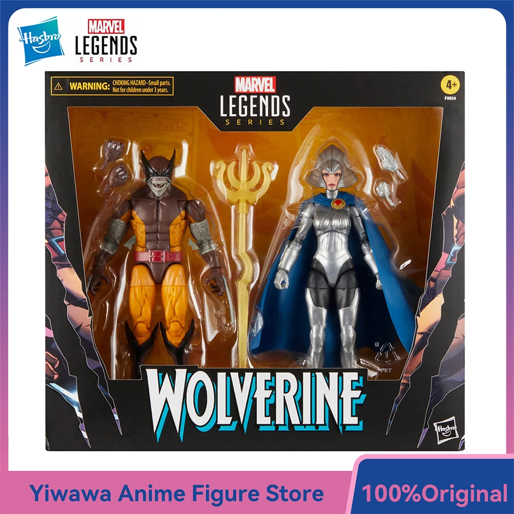 

[В наличии] Hasbro Marvel Legends Series Росомаха и Лалиндара Neramani, набор из 2 упаковок, 15 см, аниме-фигурка, модель, орнамент, игрушки