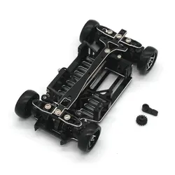 Mini 1/28 RC Car Racing Drift DIY Assembly Metal Frame