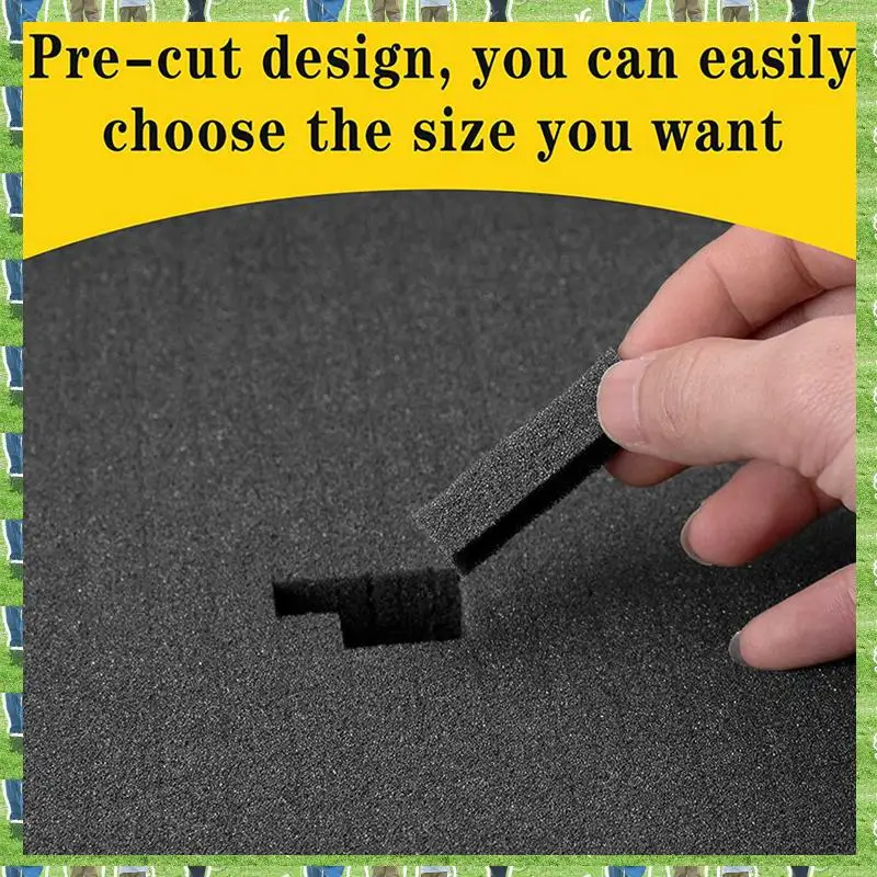 

FTS 4 PCS Pick Apart Foam Insert Pluck Pre Square Sheet Foam With Bottom Use For Board Game Box Cases Storage Drawer