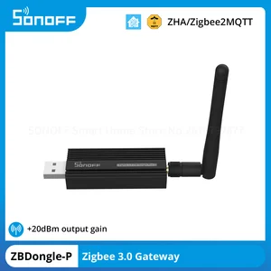 SONOFF ZBDongle-P Zigbee Dongle USB 3.0 Plus Gateway Zigbee Mendukung Asisten Rumah ZHA Zigbee2MQTT Seri Sonoff Zigbee 8 dongle sonoff zigbee penjualan terbaik - №