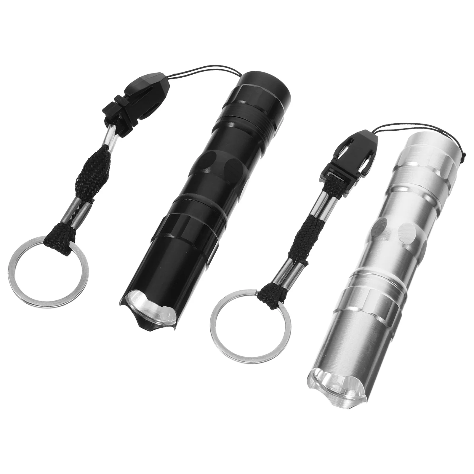 

2Pcs LED High Brightness Torch Aluminum Alloy Durable Portable Emergency Flashlight Waterproof Outdoor Camping Hiking Fishing
