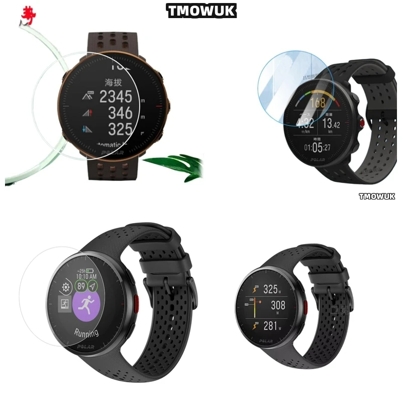 

For Polar Vantage V V2 M M2 M3 Ignite 2 Pacer Pro Grit X Pro Unite Polar M200 Tempered Glass HD Screen For Watch Protector.