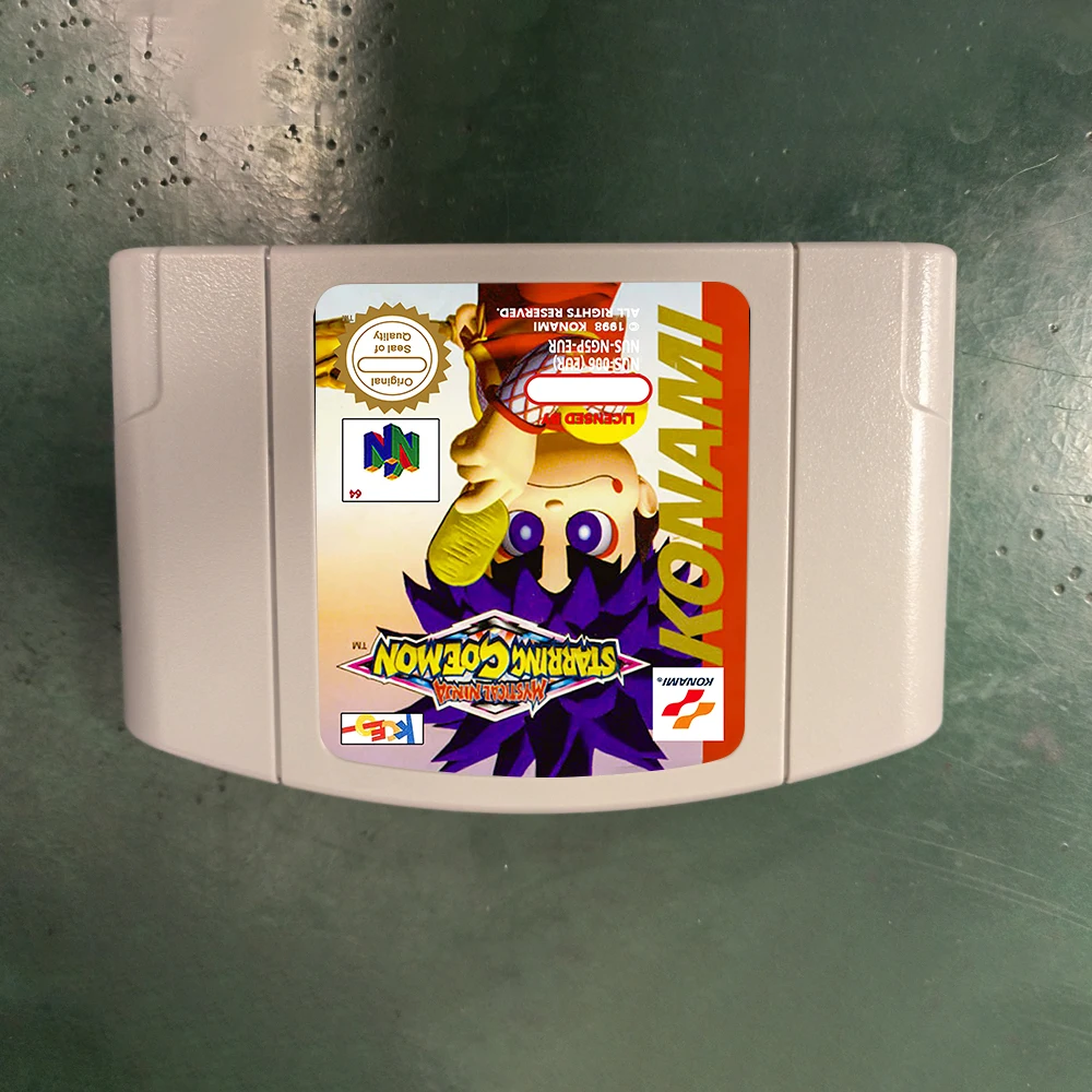 Retro Mystical Ninja - Starring Goemon for N64 Game Cartridge for Nintendo 64 Console EUR PAL Version