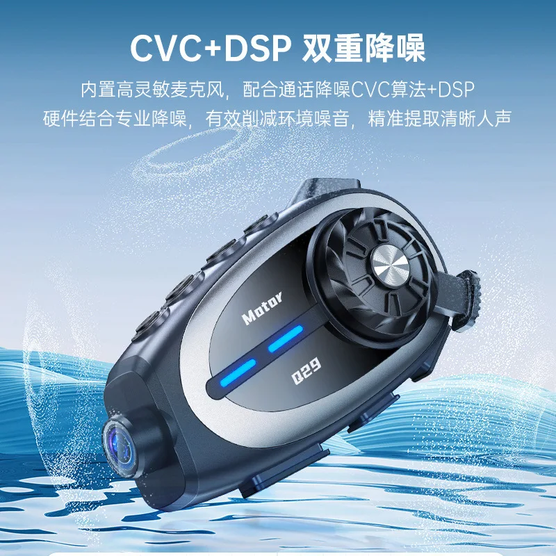 

Q29 (2 in 1) Motorcycle riding helmet, headset with camera, helmet recorder, locomotive camera driving record