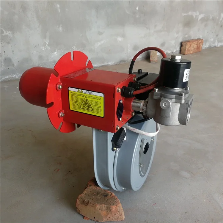 23-70 KW Fully Automatic Single Stage Flame Control Natural Gas Burner Industrial