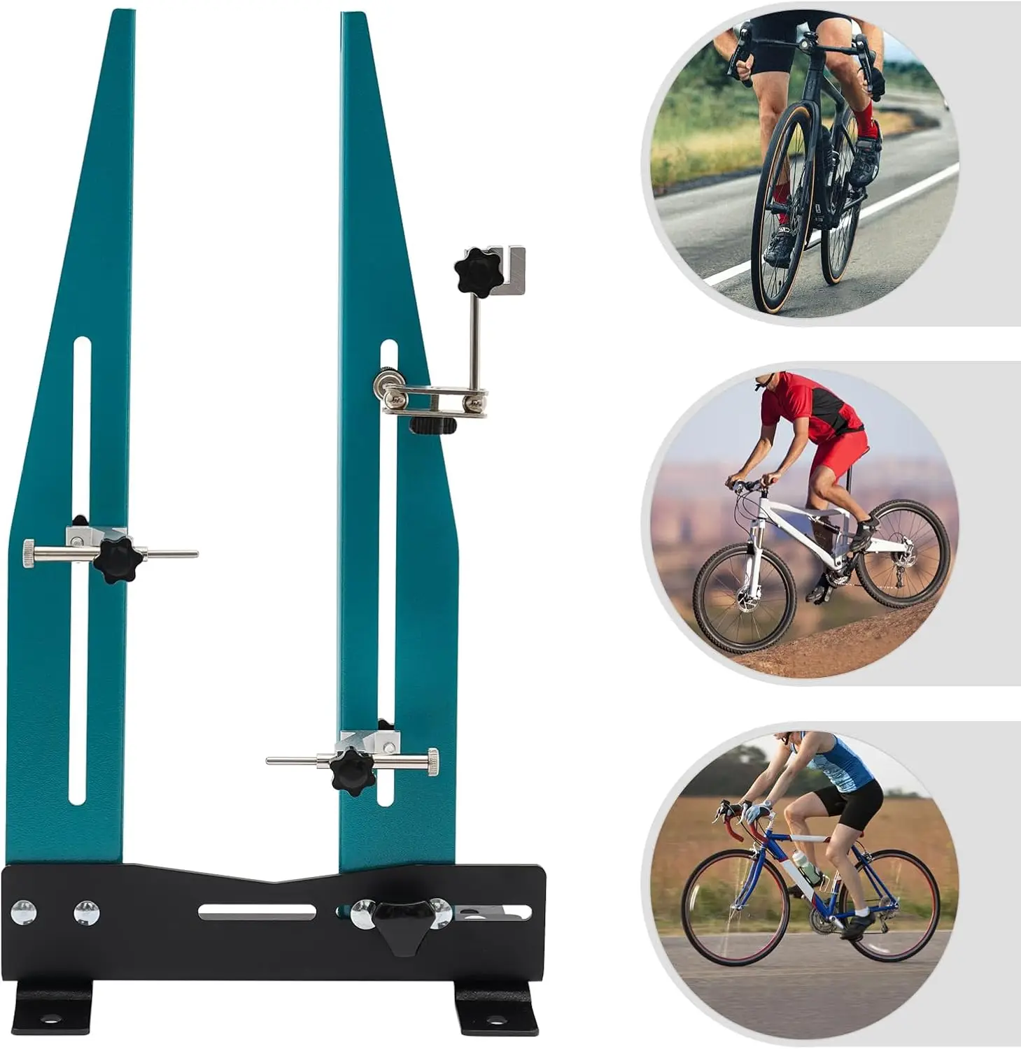 Wheel Truing Stand, 27.5-29 inch Wheel Tire Truing Stand Tabletoptire Rims Repair Tool, Professional Bicycle Wheels Maintenance Instrumentation for Children'S Bikes Folding Bikes Road Bikes - view 3