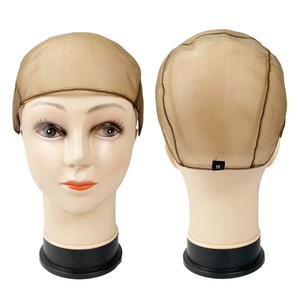 Wholesale Hand-Tied Human Hair Lace Wig Cap Professional Wig Making Accessory Supplies