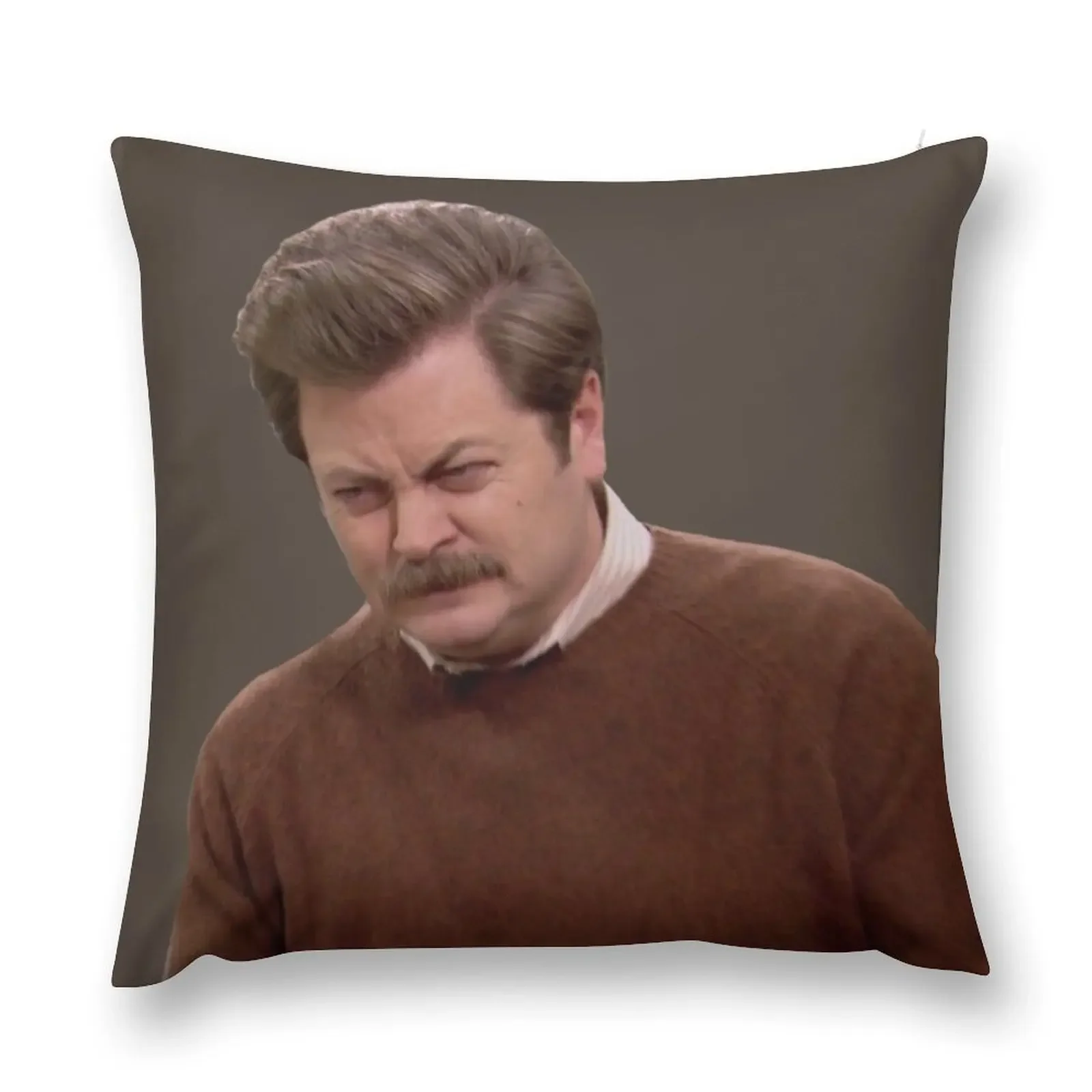 Ron Swanson Throw Pillow Cushion Covers For Living Room Sofa Pillow Cover christmas pillowcases Cushions For Children pillow