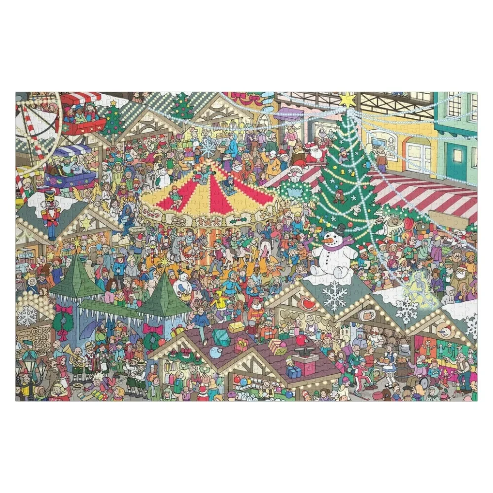 

Christmas Market Crush Jigsaw Puzzle Personalized Toy Personalized Gift Ideas Custom Jigsaw Puzzle